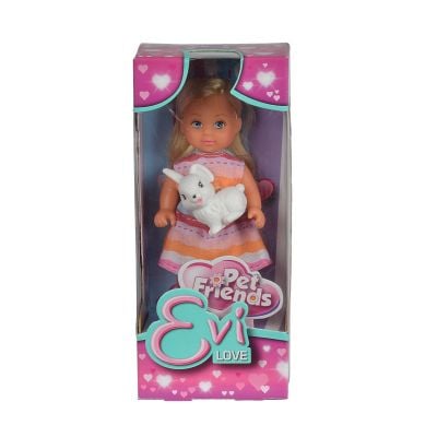 Кукла Evi Love със заек, 12см