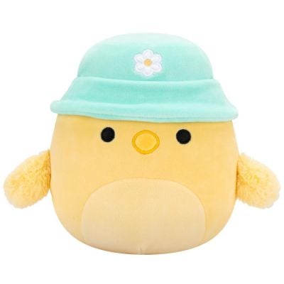 Плюшена играчка, Squishmallows, Пиленцето Triston с шапчица, 19 см