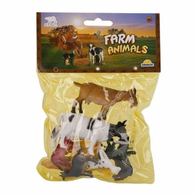 Комплект фигурки на селскостопански животни в малка опаковка, Crazoo