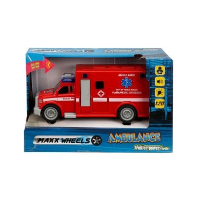 Линейка със светлини и звуци Maxx Wheels, 1:20, Червен