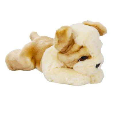Плюшена играчка Keel Toys, Кученце Булдог, 25 см