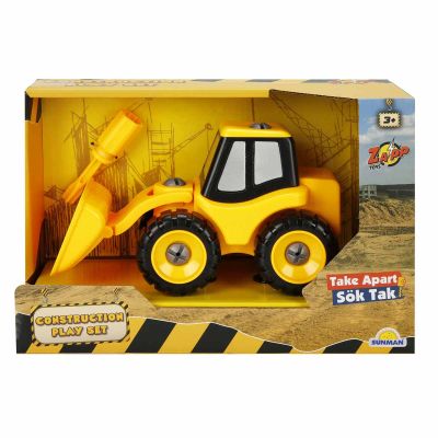 S00002666_BULDOZER 8680863026663 Строително превозно средство с отвертка, Zapp Toys, Булдозер
