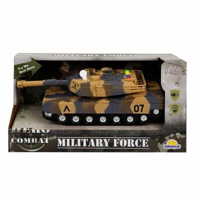 Военен танк със светлини и звуци, Hero Combat