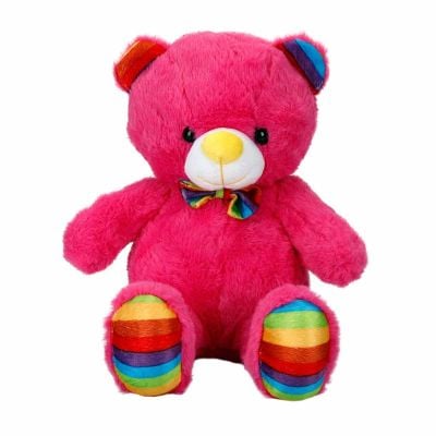 S00002962_ROZ 8680863029626 Плюшено мече, Puffy Friends, Розово, 30 см