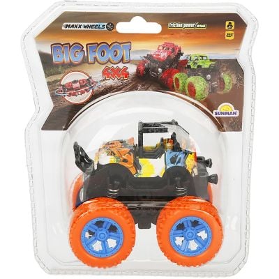 Количка Big Foot, 4x4, Maxx Wheels, 1:36, Оранжева