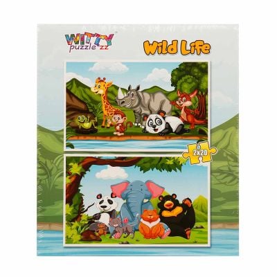 Пъзел Witty Puzzlezz, Живот в гората, 2 х 20 части