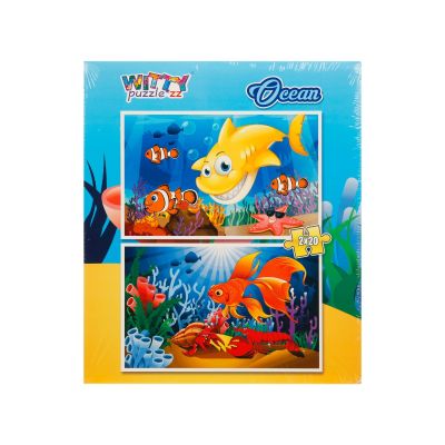 Пъзел Witty Puzzlezz, 2 x 20 части, Океан