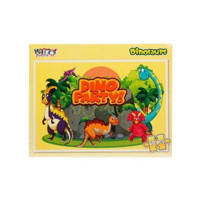 Пъзел Witty Puzzlezz, 60 части, Партито на динозаврите