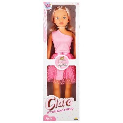 Кукла Клара в парти тоалет, Dollz And More, С розова рокля, 80см
