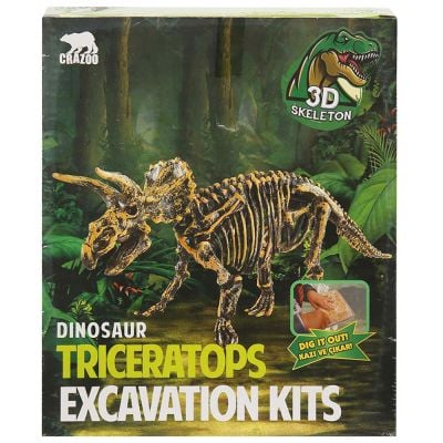 Археологически комплект, 3D Skeleton, Копай и открий Трицератопс