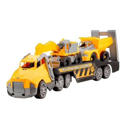 Комплект камион със строителна техника, Maxx Wheels