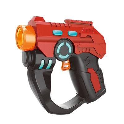 Играчка пистолет със светлини и звуци, Space Patrol, Червен