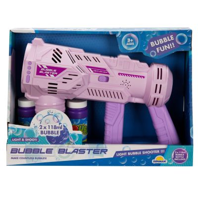 Пистолет за правене на балончета със светлини и звуци, Bubble Blaster, Розов, 236 мл.