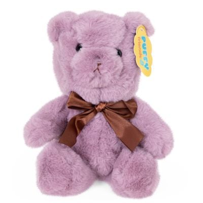 S00004769_003w 8680863047699 Ursulet de plus cu funda, Puffy Friends, Mov, 20 cm