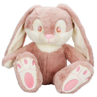 Плюшена играчка, Puffy Friends, Зайче, Тъмнорозово, 35 см
