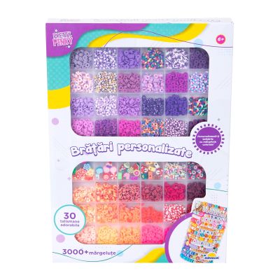 Творчески комплект с мъниста, Pretty Pinky, Персонализирани гривни