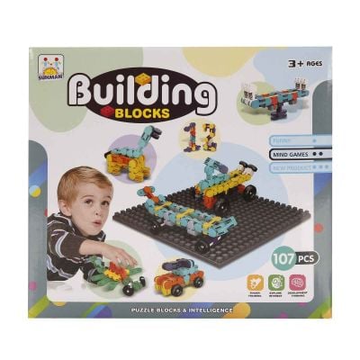 Конструктор, Building Blocks, 107 части