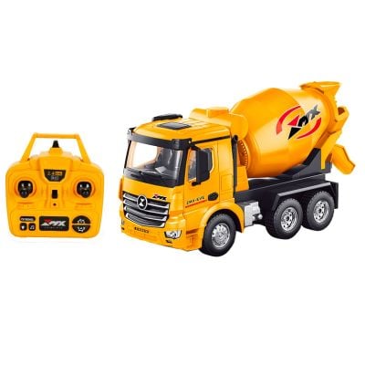 Бетоновоз с дистанционно и светлини, Suncon, Cement Mixer Truck, 1:18