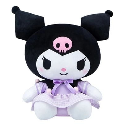 Плюшена играчка, Hello Kitty, Kuromi в рокля, Лилава, 30 см