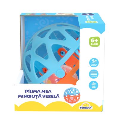 Бебешка играчка, Minibo, Топка дрънкалка