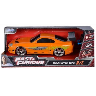 Кола с дистанционно, Jada, Fast And Furious, Brian S Toyota Supra, 1:16