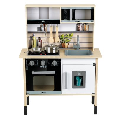Комплект дървенa детска кухня със светлини, звуци и аксесоари, Miele, Midi 2