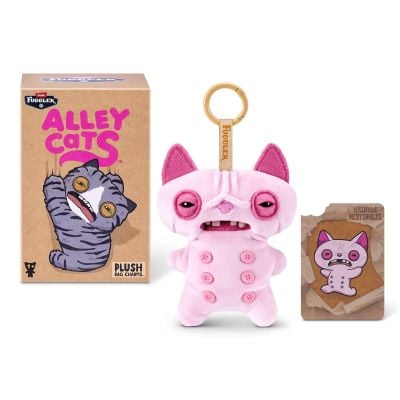 Мини плюшен ключодържател, Fuggler, Alley Cat, S1, 12 см