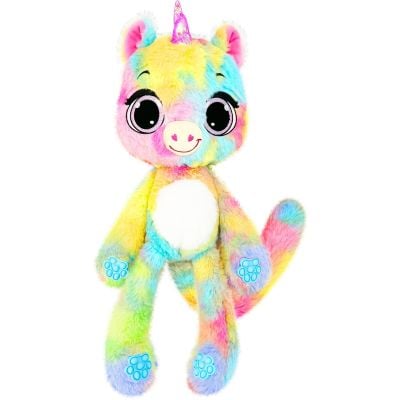 S00012004_RASPBERRY BURST UNICORN 815887028548 Ароматизирана плюшена играчка, Bubble Pops, S1, Raspberry Burst Unicorn, 34 см