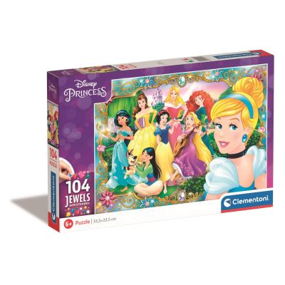 Пъзел Clementoni Disney Princess Jewels, 104 части