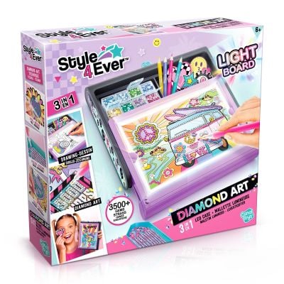 Творчески комплект 3 в 1, Style 4 Ever, Diamond Art