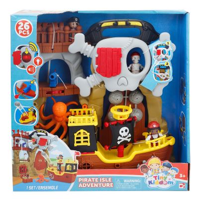 Комплект за игра, Tiny Kiddom, Пиратски остров, 26 части