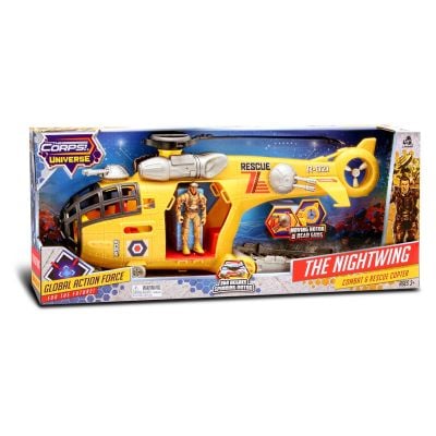 Комплект фигурка с хеликоптер, Nightwing, The Corps Universe, Lanard Toys
