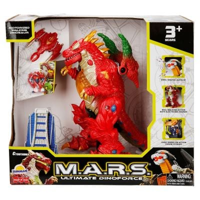 Извънземен динозавър, Happy Kid, M.A.R.S. 20 см, Червен