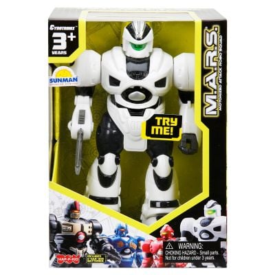 Интерактивен робот, Happy Kid, M.A.R.S. 18 см, Бял