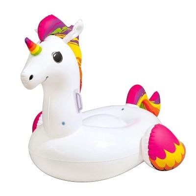 Надуваем еднорог Ride-On, Bestway, 155 x 119 см