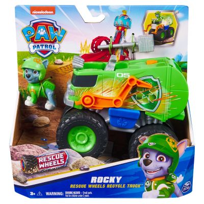 Превозно средство с фигурка Rocky, Paw Patrol, Rescue Wheels Recycle Truck, 6069331