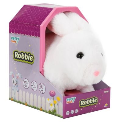 Интерактивна плюшена играчка, зайчето Robbie, Puffy Friends