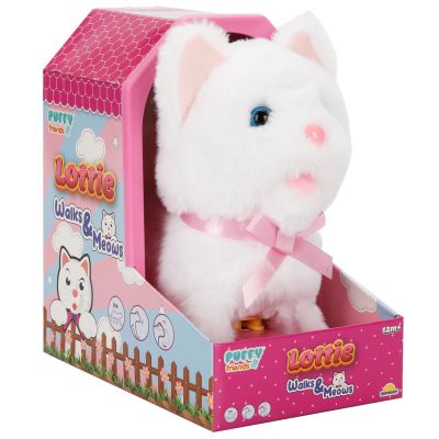 Интерактивна плюшена играчка, коте Lottie, Puffy Friends