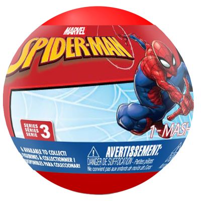 Топка с фигурка изненада, Mash Ems, Spiderman, S3