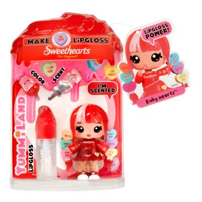 Кукла Yummiland, Lipgloss Doll Sweethearts, Ruby Hearts, 526438EUC