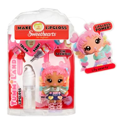 Кукла Yummiland, Lipgloss Doll Sweethearts, Lily Hearts, 526438EUC