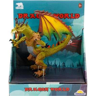 Фигурка на дракон, Crazoo, Зелен
