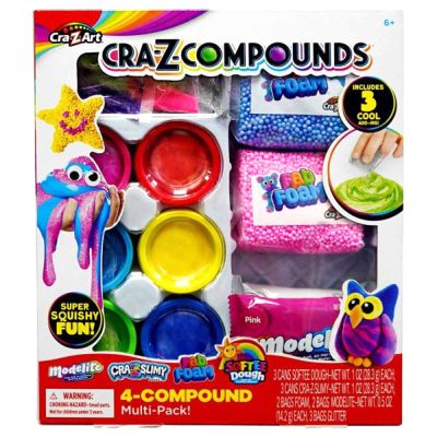 Комплект за създаване на слайм с брокат, Cra-Z-Art, Cra-Z Compounds, 3 Ads-in Cool