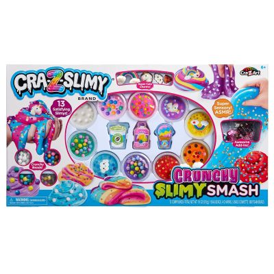 Креативен комплект със слайм, Cra-Z-Art, Crunchy Slimy Smash, 12 цвята