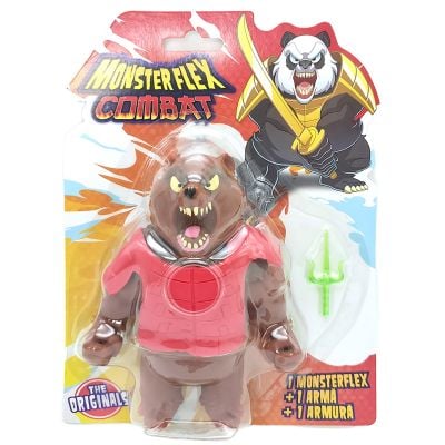 Фигурка Monster Flex Combat, Разтягащо се чудовище, Warrior Bear