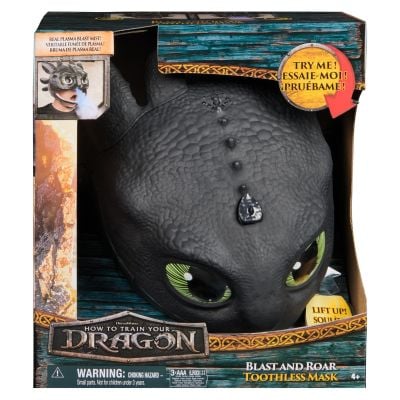 Интерактивна маска, DreamWorks Dragons, Blast and Roar, Toothless, 6072832