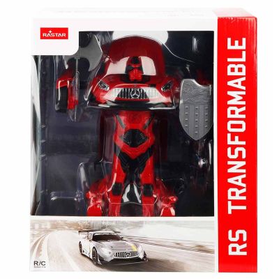 Трансформираща се кола с дистанционно управление, Rastar, Mercedes AMG GT3, 1:14, Червена