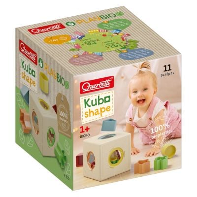 Кубче с форми, Quercetti, форма на Куба, Play Bio, 11 части