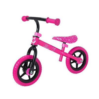 Велосипед без педали, Evo, Balance Bike, 10 инча, Розов