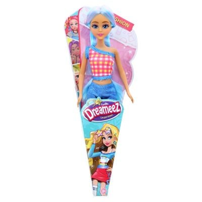 Модна кукла със синя коса, Dreameez, 33 см